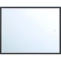 Eurofase Cerissa Modern LED Mirror, 1-Light, Rectangle, Dimmable, Black 44281-014